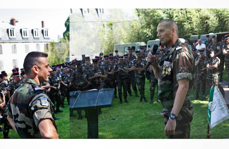 Passation commandement 121e