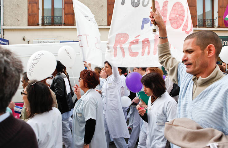 Manif soutien hopital
