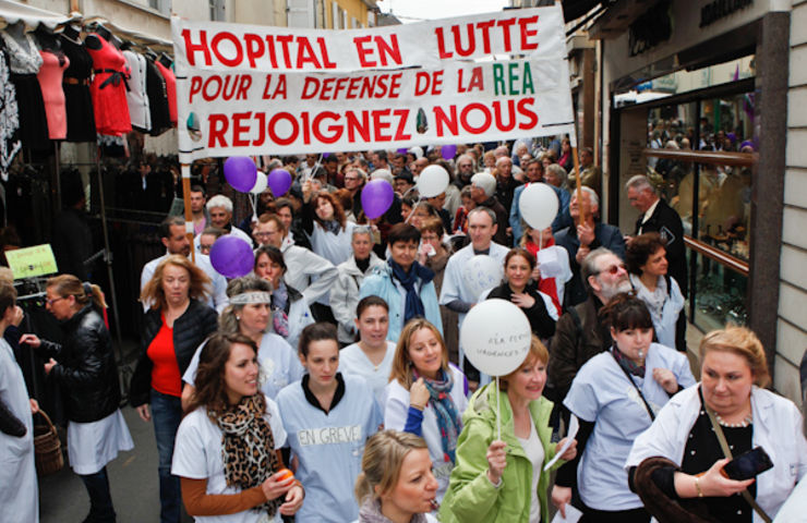 Manif soutien hopital