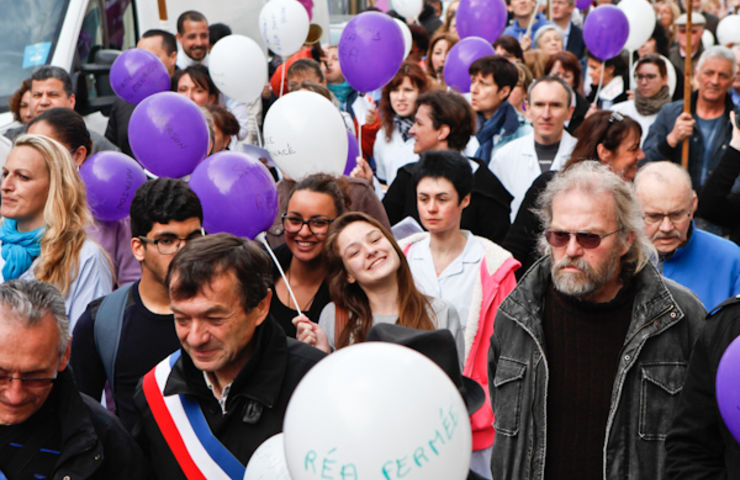 Manif soutien hopital