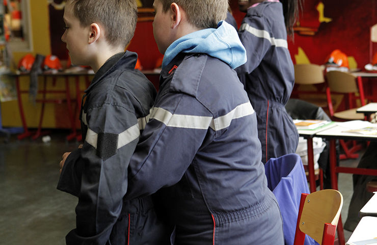 Stage pompiers au collège J. Moulin