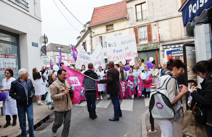 Manif soutien hopital