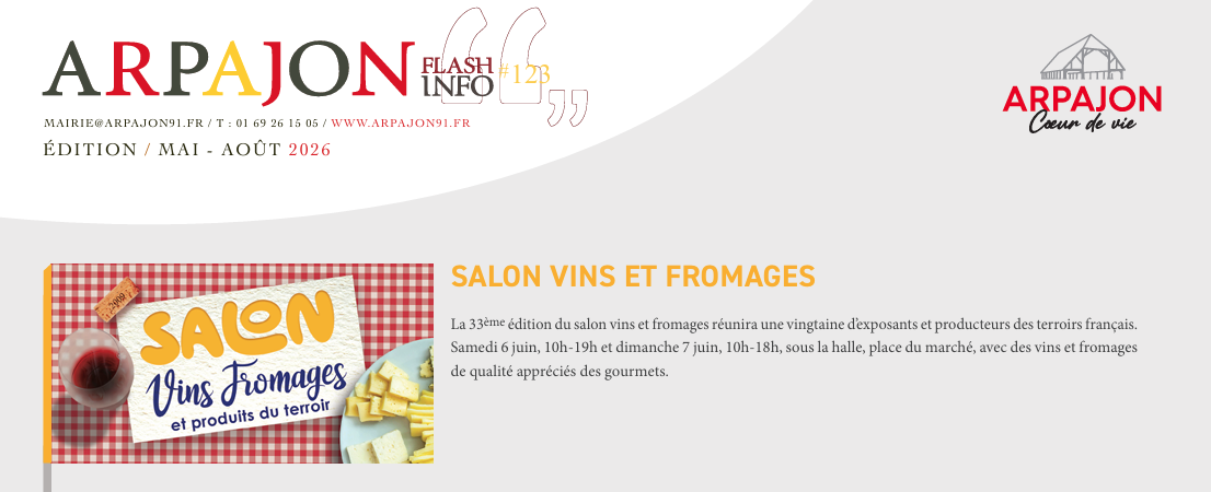 FLASH INFO MAI - AOUT 2026